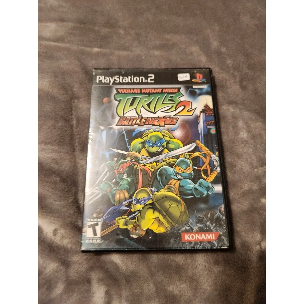 Teenage Mutant Ninja Turtles 2: BattleNexus (Sony PlayStation 2, 2004) TESTED